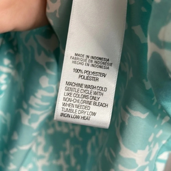 New Plus Size IZOD Short‎ Sleeve Peasant Style Top Size 2X - Picture 7 of 7